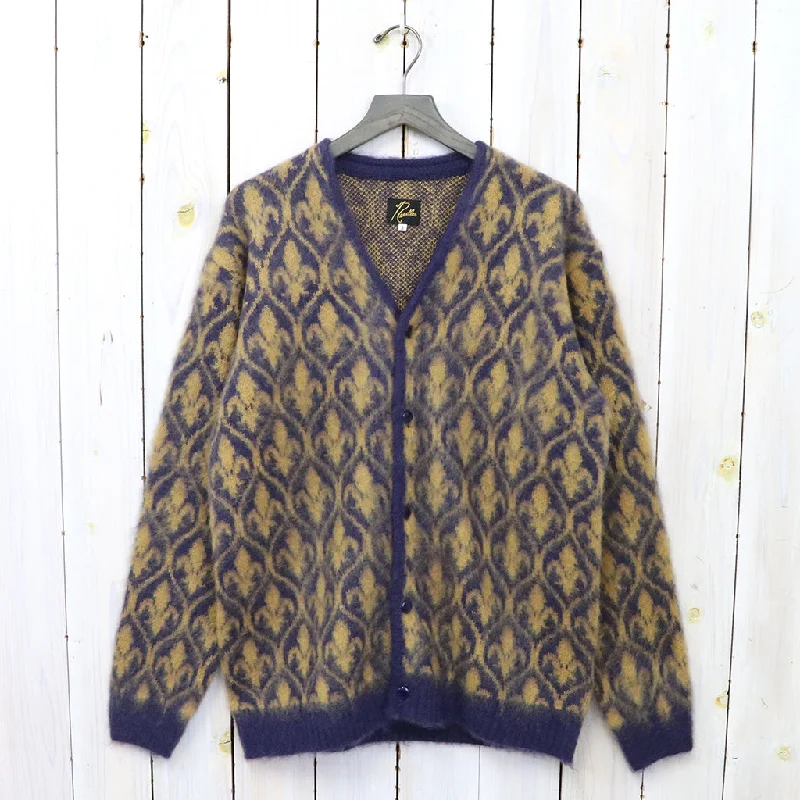 Needles『Mohair Cardigan-Ornament』(Purple)