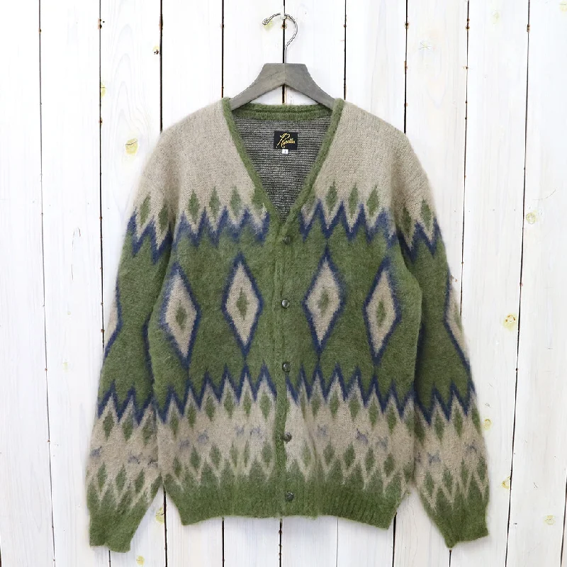 Needles『Mohair Cardigan-Diamond』(Olive)