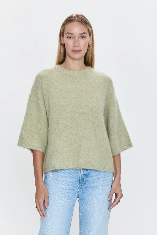 Micah Sweater Tee - Pistachio