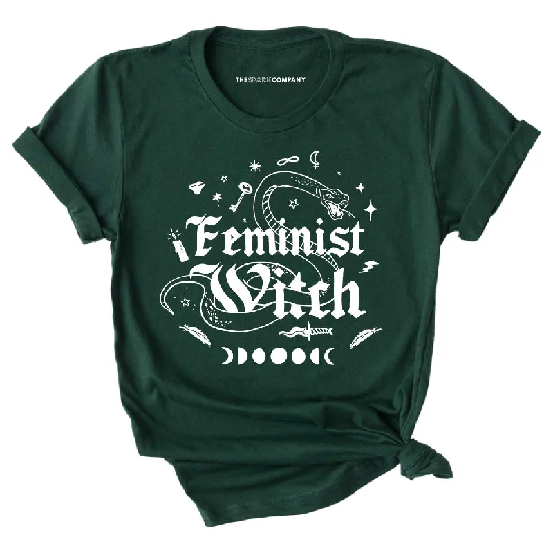 Feminist Witch Halloween Feminist T-Shirt