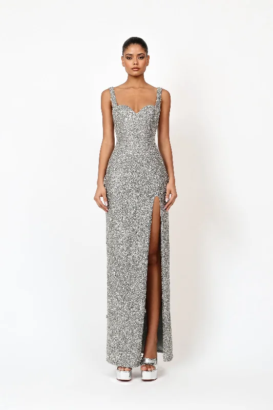 Kroon Maxi Dress - Silver