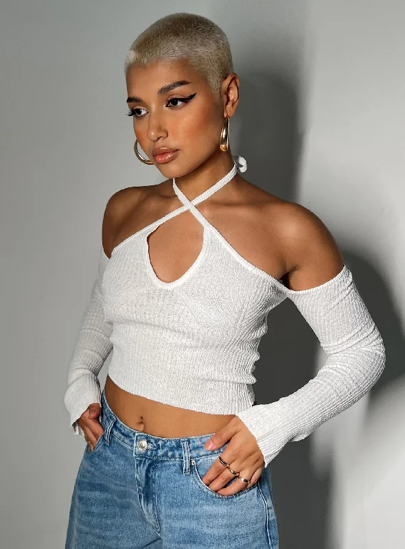 Nardoo Off The Shoulder Top Bone