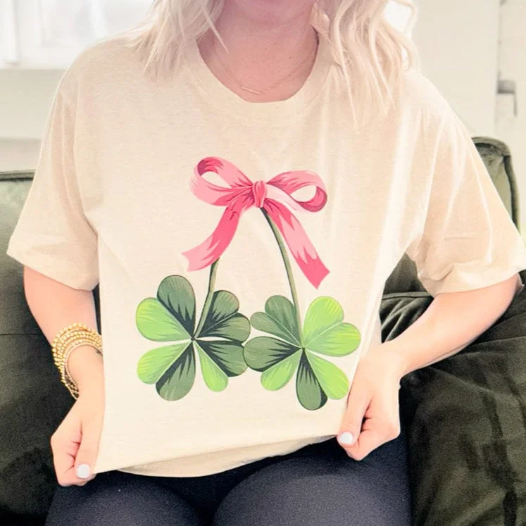 Cherry Clovers Graphic Tee