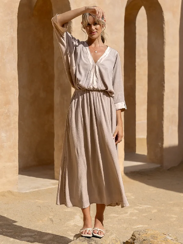 Lucrezia Maxi Dress Misty Rose