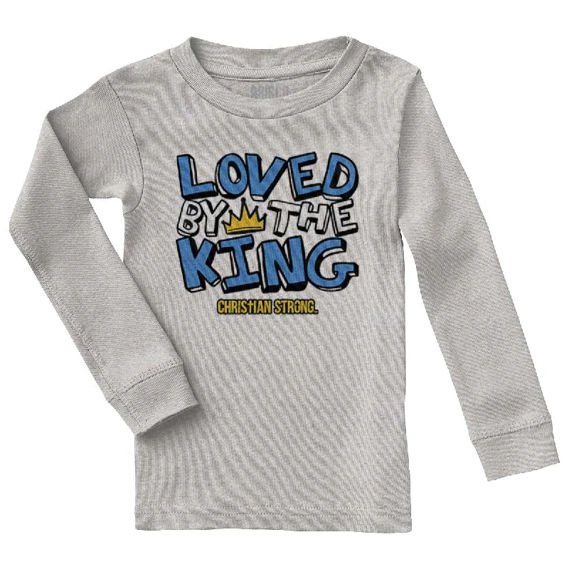 Loved By The King Solid Long Sleeve T