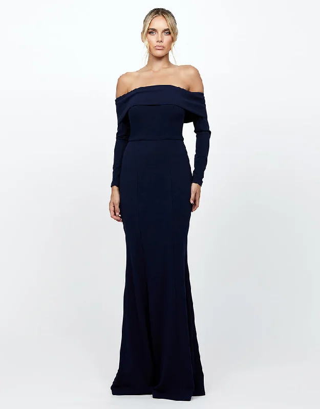 ZOLA OFF SHOULDER GOWN B73D33LNT