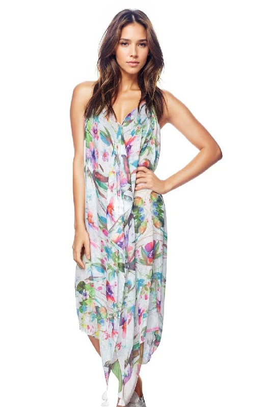 Maxi Tassel Dress in Aloha Paradise