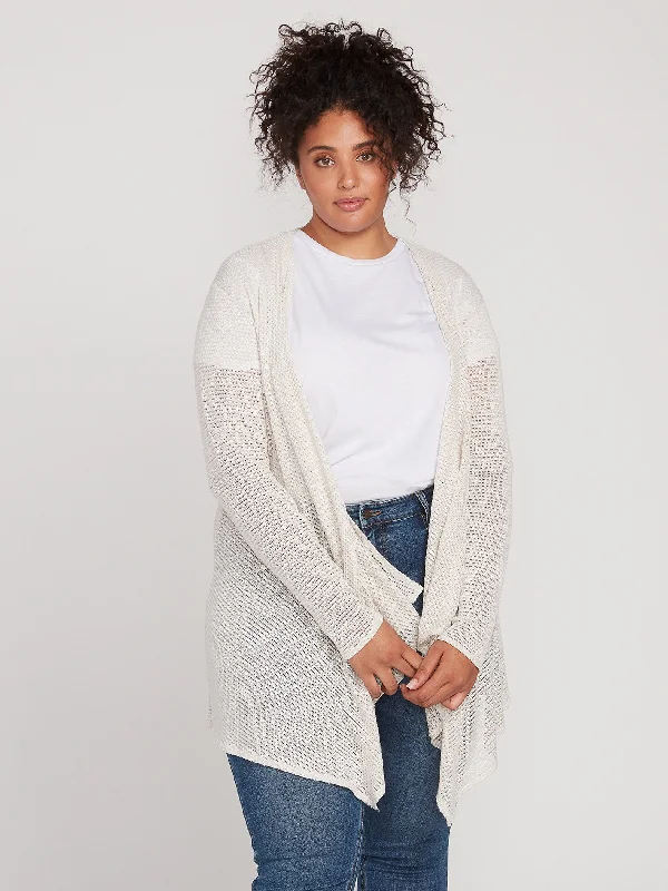 Go Go Wrap Plus Size Cardigan - Oatmeal