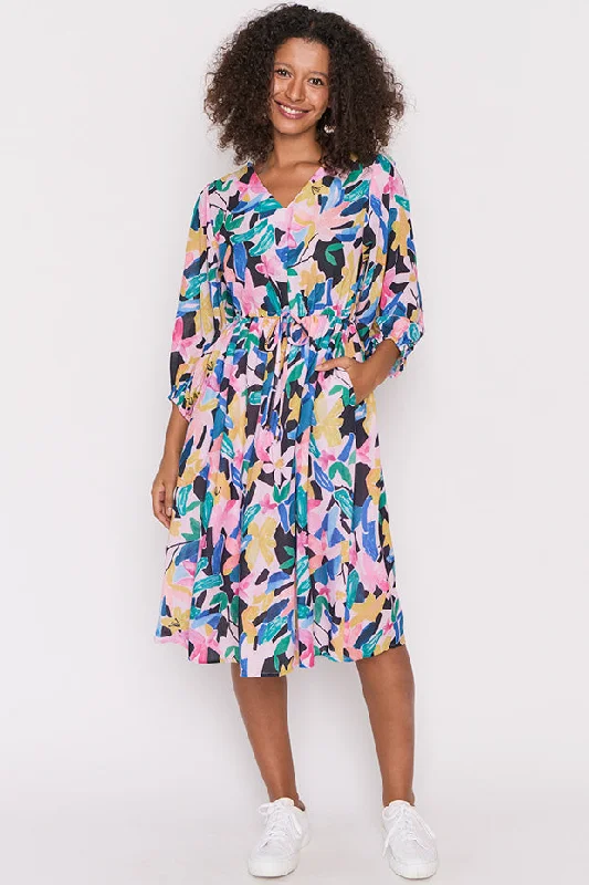 Carter Colour Block Garden Dress